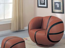 Unique upholstery chair for sports lovers – Ideas for Kids Room Interior