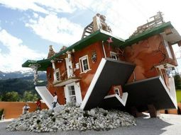 Upside Down House Design in Austria attracts a lot of attention to