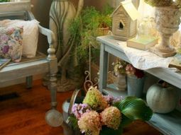 Vintage fresh garden room – shabby elegance and natural beautiful ambience