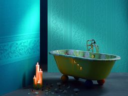 Wall color lagoon – you feel the sea breeze and the home