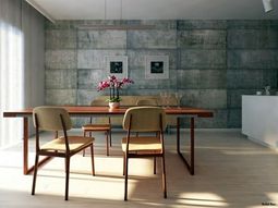 Wall color with concrete look – walls made of concrete