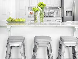 White kitchen cabinets for every taste