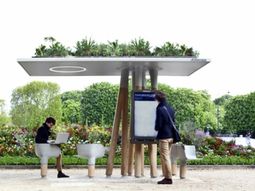 Wifi Internet station in Paris – innovative, technological progress