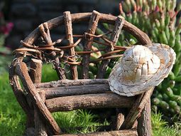 Wooden bench build yourself – comfortable seating area for your garden