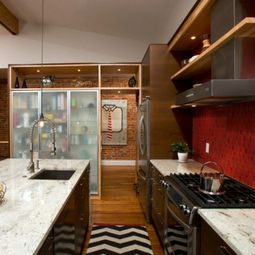 15 gorgeous kitchen ideas for red kitchen back wall