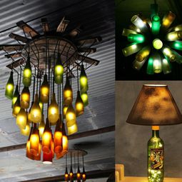 26 craft ideas for DIY projects from wine bottles
