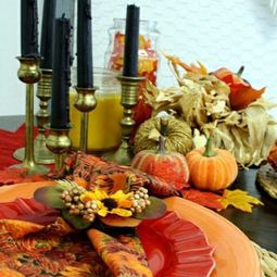 30 cool ideas for table decoration in autumn