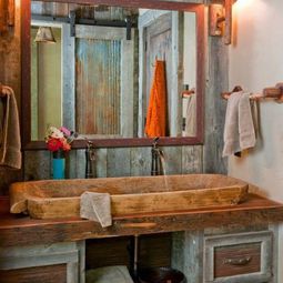 35 Rustic bathroom design ideas – Rural Barn Outfit