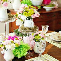 44 stylish and inspiring ideas Frühlingstischdeko