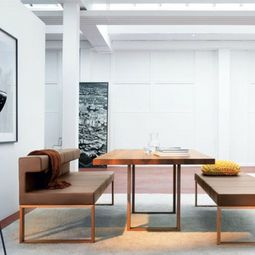 5 styles, 5 dining tables, benches and chairs of Girsberger