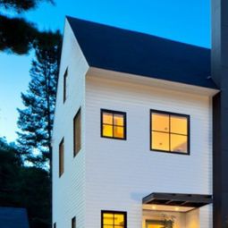 A chic little house with elegant modern interiors and Outlook