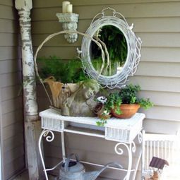 Balcony design – Inspiration: Shabby Chic style