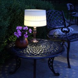 Beautiful table lamp yourself make – Brighten your night outdoors!