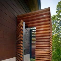 Build shower itself – cool DIY Garden Shower from Euro pallets