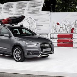 Camping is made easy with the camping tent for Audi Q3