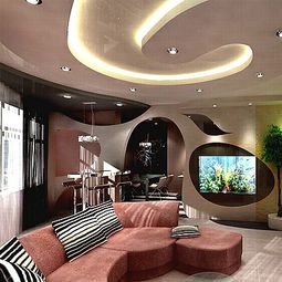 Ceiling design in living room – amazing, suspended ceilings