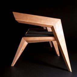 Celebrate avant-garde minimalism: 2R vanguard wooden chair by Sien Studio