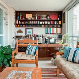 Cool terrace design ideas – Cafe in homey atmosphere