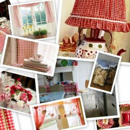 Cotton fabric and vintage style in your kitchen