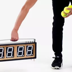 Countdown Stopwatch Design in the residential facility by Tom Chung