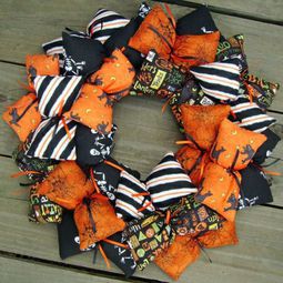 Craft Ideas for Halloween Door Wreath
