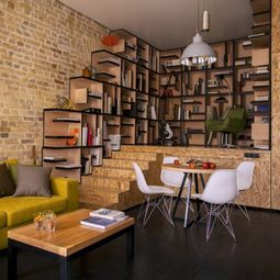 Creative apartment with flowing design – a fresh furnishing idea from Kiev