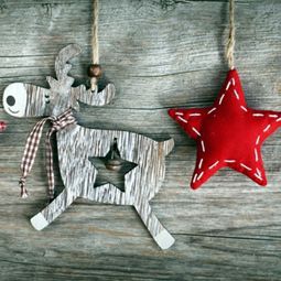 Decorate your Christmas tree with Christmas tree top