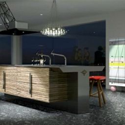 Designed eccentric chic kitchen furniture collection from Toyo