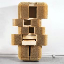 Designer cabinet with a protective layer of 80,000 rod