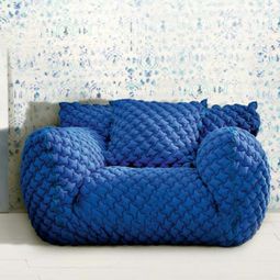 Designer sofa with removable cover by Nuvola