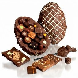 DIY chocolate Easter eggs