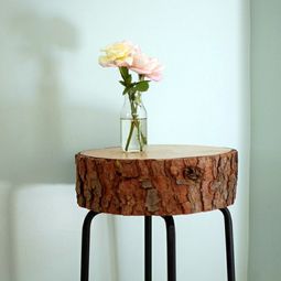 DIY decorating ideas with wooden discs – Invite the natural home!