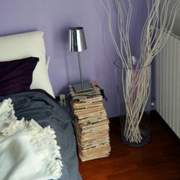 DIY decoration from newspaper