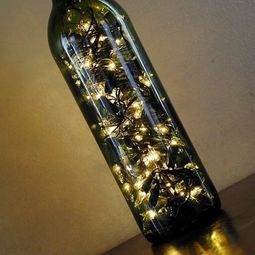 DIY Lamp from Wine Bottles – creative decorating ideas