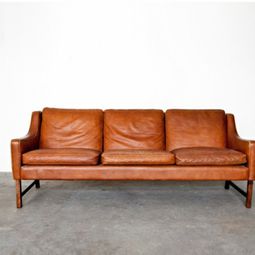 Dye leather sofa – old leather furniture refresh and invigorate