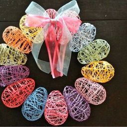 Easter wreath and garland tinker – 10 simple decoration ideas
