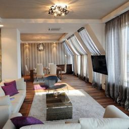 Exclusive penthouse apartment with dynamic interior design in Belgrade