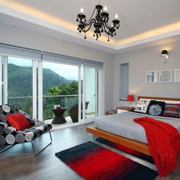 Fashion bedroom wall – color combination and color design