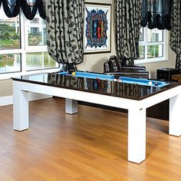 Funny furnishing ideas – billiard table suitable for small spaces