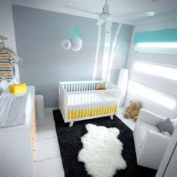 Gorgeous, modern nursery interior for your baby