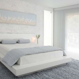 How you could decorate a brick wall behind your bed 31 ideas