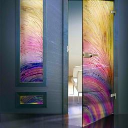 Interior doors made from glass – modern, aesthetic glass doors