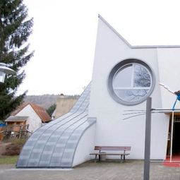Kindergarten in the form of a cat