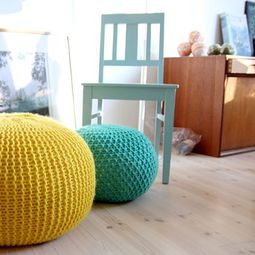Knitted and crocheted decoration for DIY