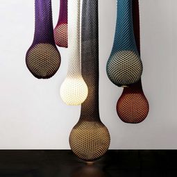 Knitted lampshades of Ariel Zuckerman