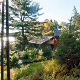 Landscape architecture and design with sustainably harvested timber from Maine