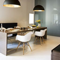 Large pendant lights in the dining room – modern pendant lamps
