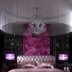 Luxury purple bedroom