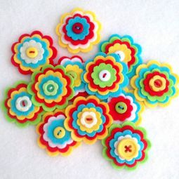 Make itself felt flowers – creative craft ideas Felt
