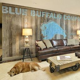 Make wall covering made of wood itself – beautiful wall design ideas